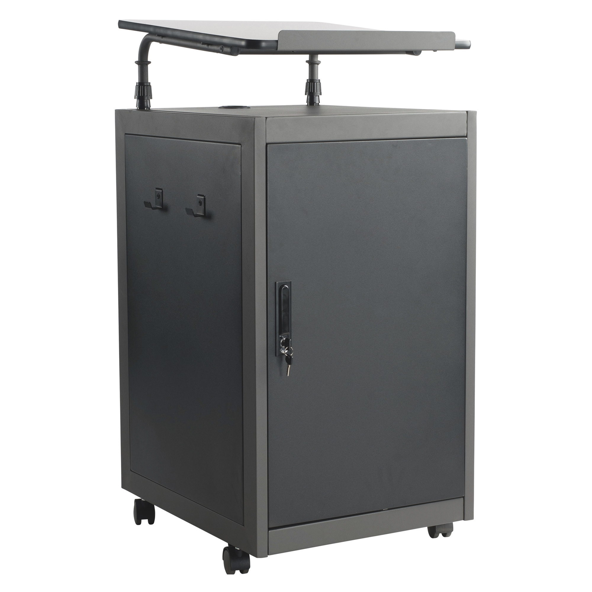 National Public Seating Oklahoma Sound Teacher's Lectern, Charcoal, Model# TWPL